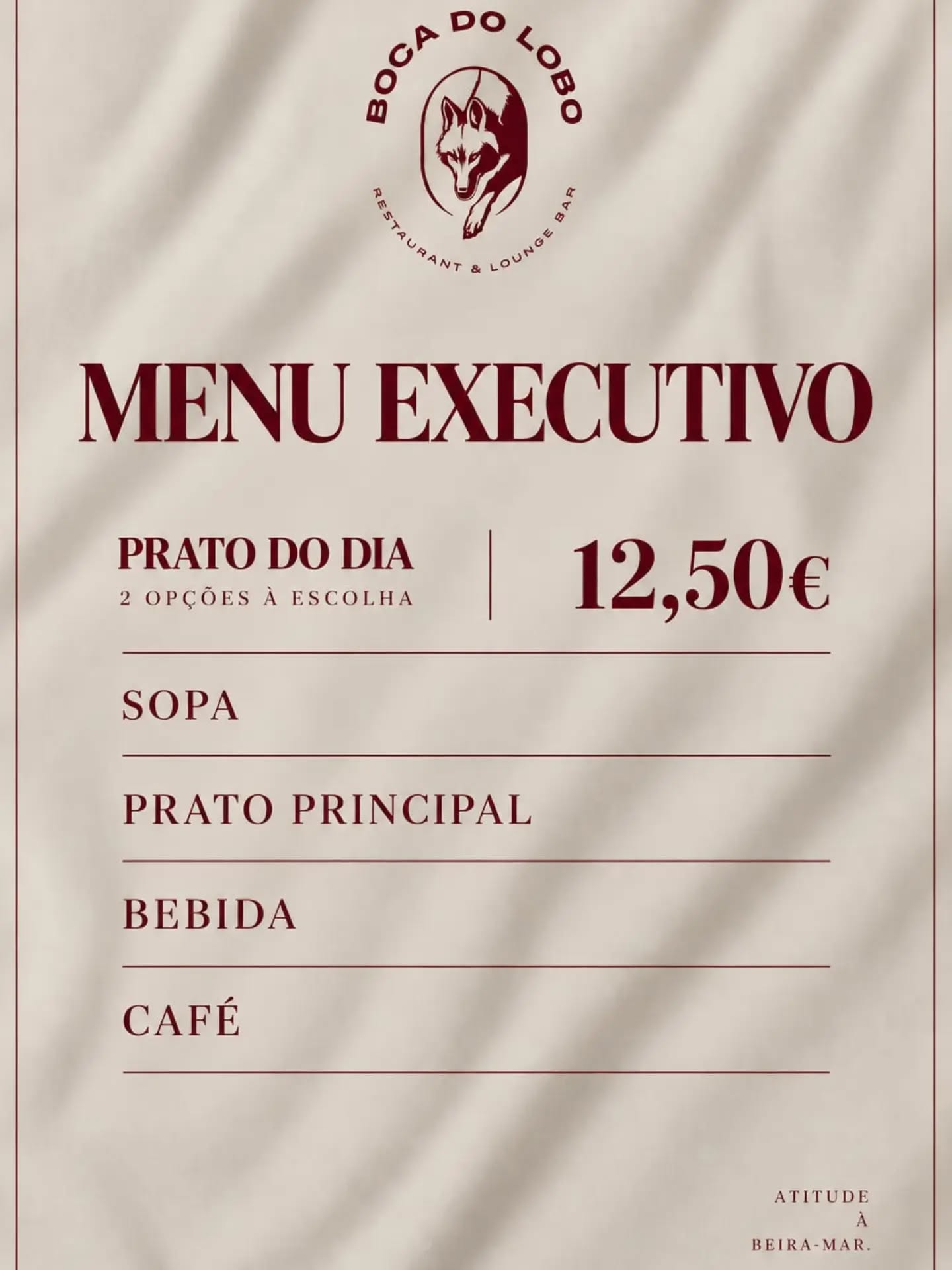 Menu Prato do Dia